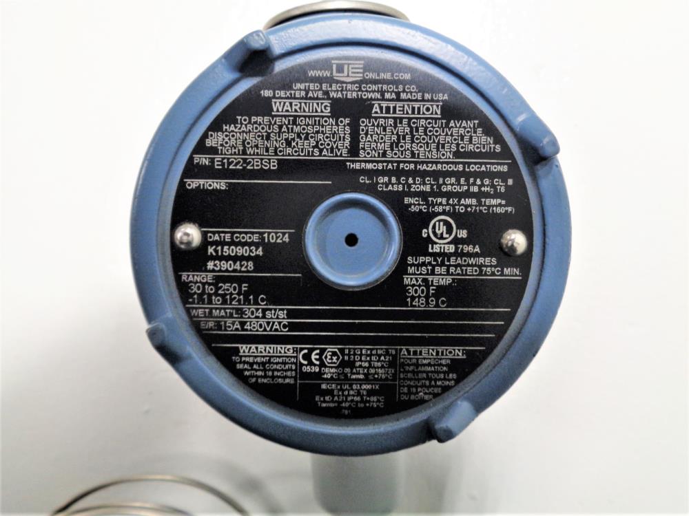 United Electric Pressure Switch E122-2BSB
